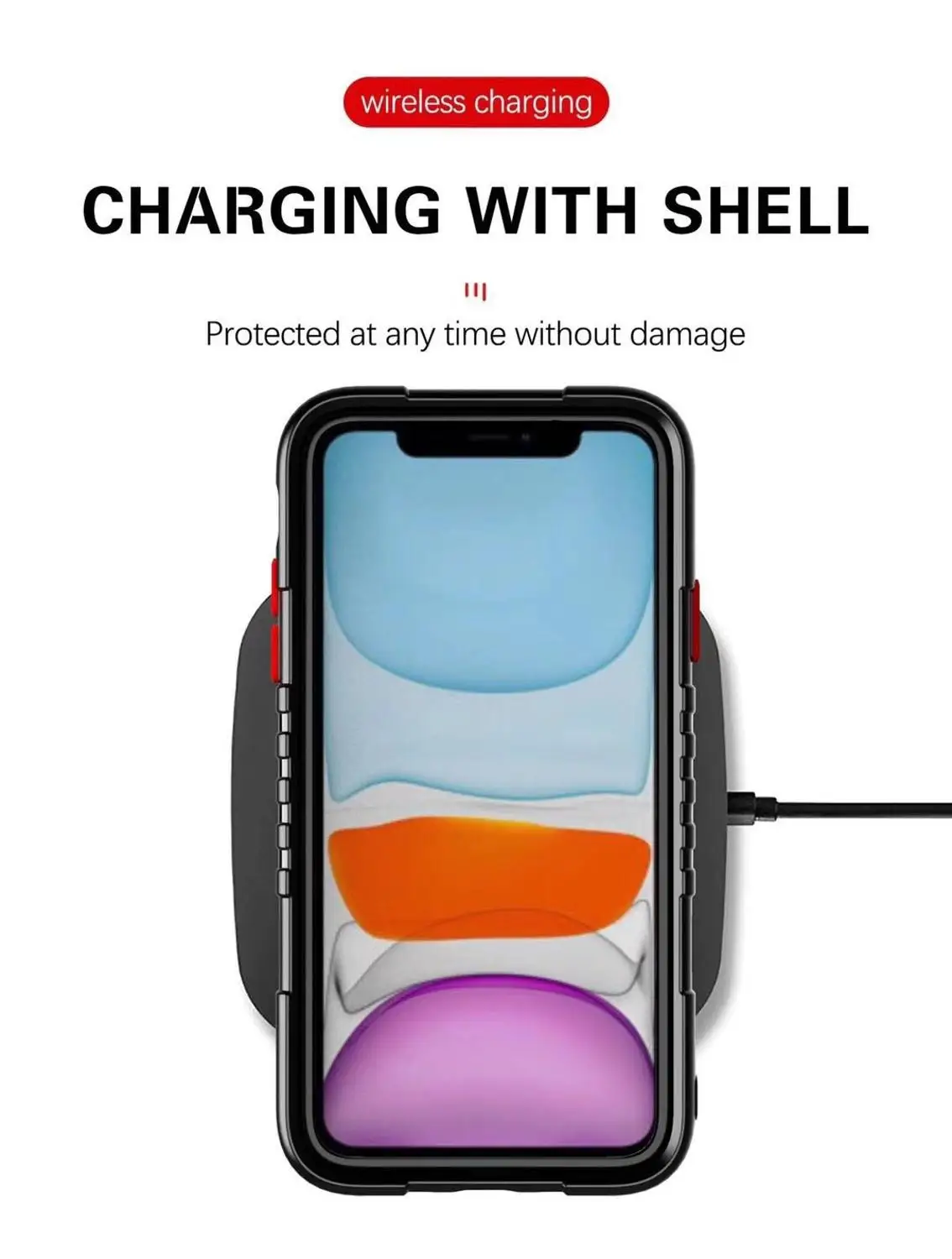 Чехол для телефона из ТПУ и поликарбоната iPhone11Pro Max Xs XS XR X чехол с четырьмя углами