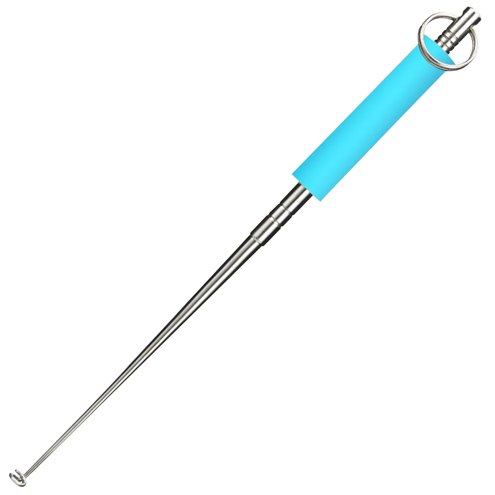 

Pen Shaped Detacher Quick Knot With Ring Stainless Steel Fishing Hook Remover Tackle Accessories Long Handle Hand Tool Durable