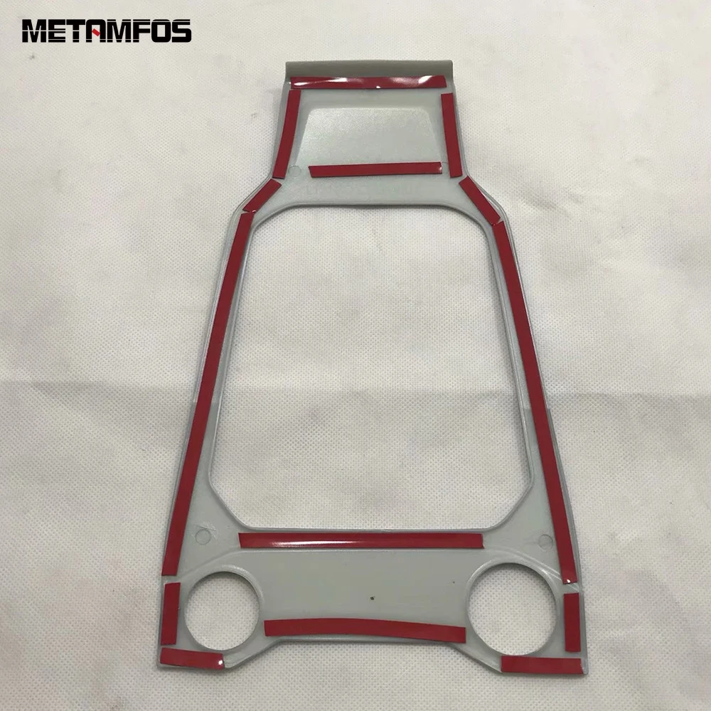 

For Volkswagen T-Roc TROC 2017 2018 2019 Carbon Fiber Gear Shift Box Cover Trim Decoration Frame Inner Accessories Car Styling