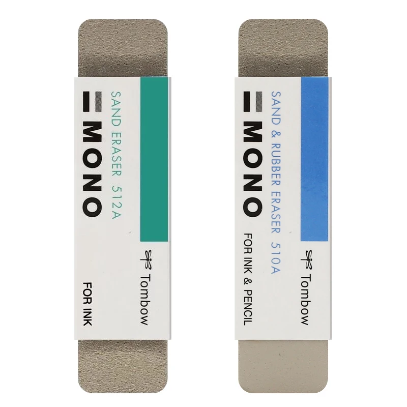 TOMBOW ластик MONO ES-510A/512A песок и резиновый для чернил карандашей школьные