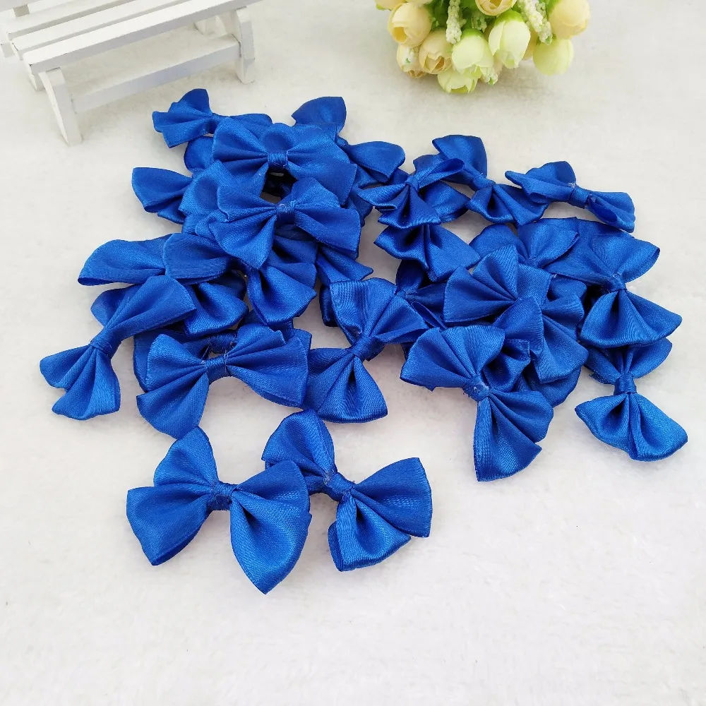 200 штук в партии галстук бабочка Цвета детский атласный ленты Стразы бантом