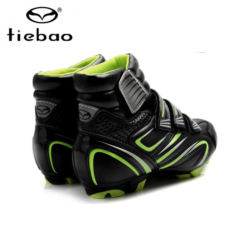 Зимние кроссовки Tiebao для горного велосипеда сохраняющие тепло обувь spd дышащая