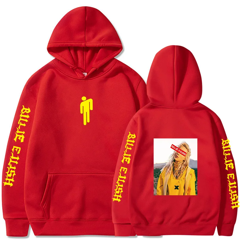 Billie Eilish, модные толстовки с принтом для мужчин/женщин, толстовки с капюшоном и длинным рукавом,, повседневные трендовые уличные толстовки