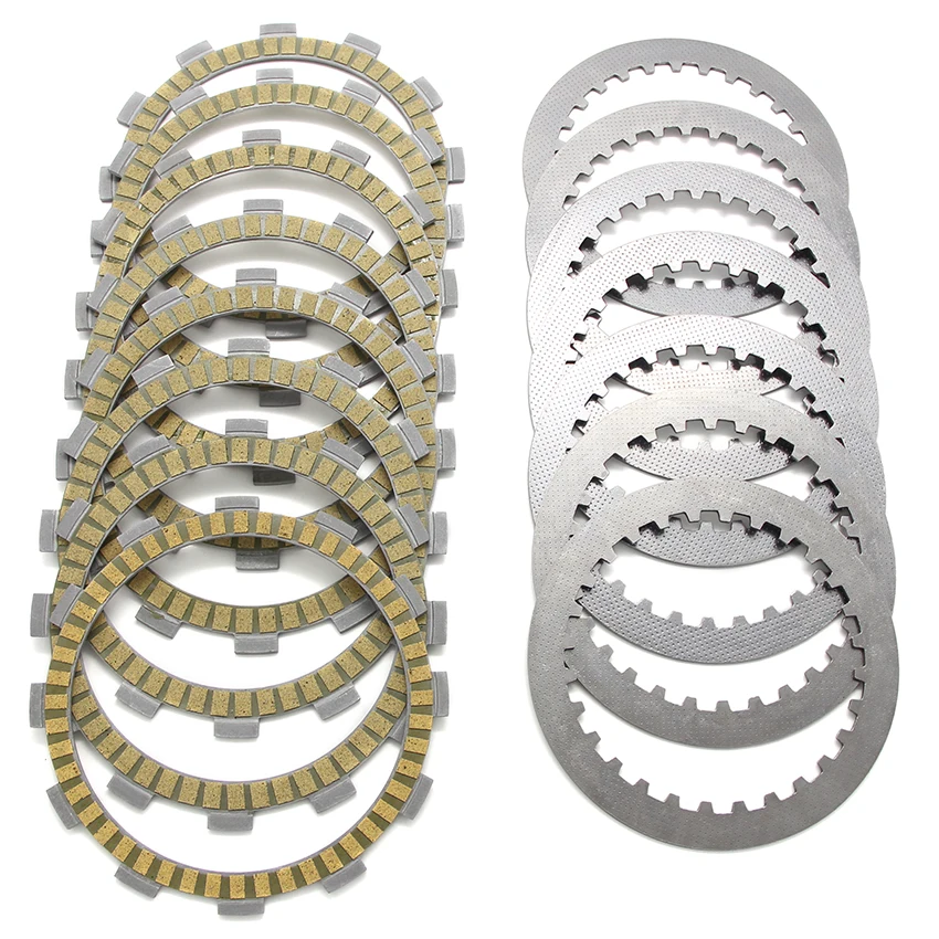 

Motorcycle Clutch Friction Disc Plate Kit For Suzuki GSX600 Katana GSX750F GSX750W GSF650 GSF650S Bandit 21441-37430 21442-37401