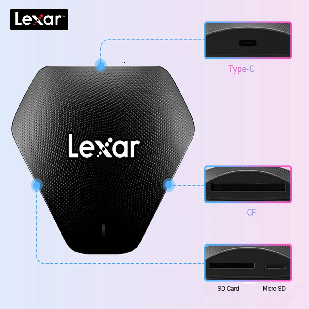 Оригинальная карта Lexar usb3.1 SD /TF/CF высокоскоростная мультифункциональная