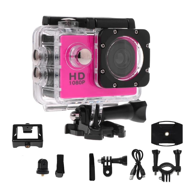 Водонепроницаемая Спортивная камера T3EE для дайвинга 1080P Экшн-камера DVR DV