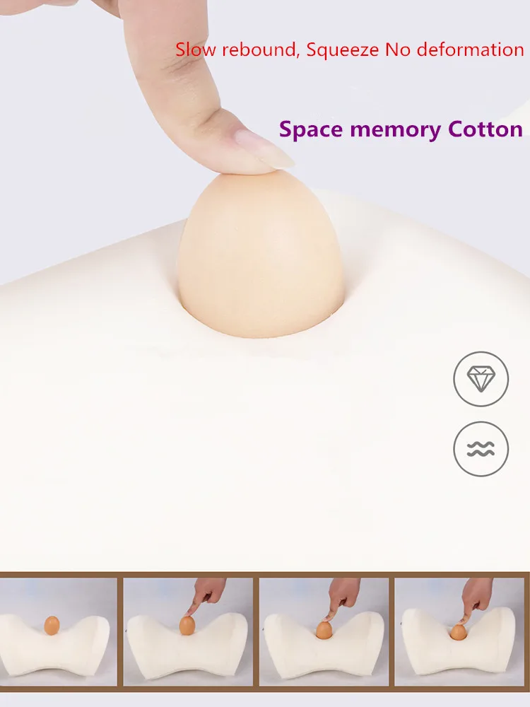 Мягкое хлопковое водонепроницаемое автомобильное подголовник с памятью для шеи