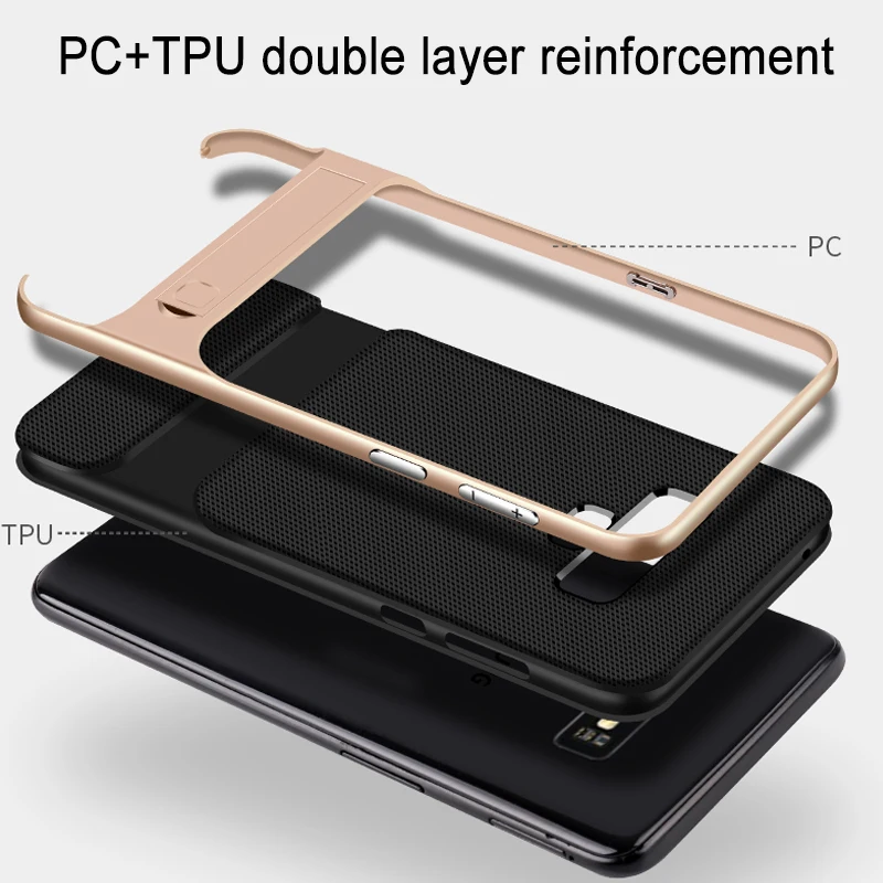 Note10 pro Чехол для samsung galaxy Note 10 9 8 Plus kickstand чехол 5g glaxay Note9 Note8 Notes 10pro 10Note держатель