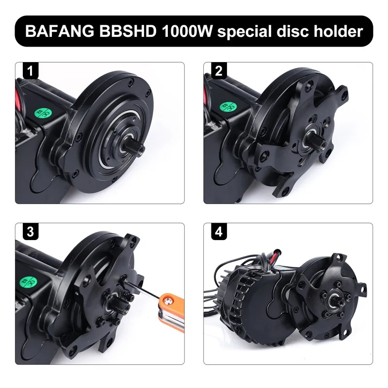 Кольцевой адаптер для цепи BCD кольцевой электрического велосипеда Bafang BBSHD