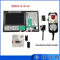 smc5 5 n n usb cnc controller 5 axis offline mach3 500khz g code7 inch large screen emergency stop enabling electronic handwheel