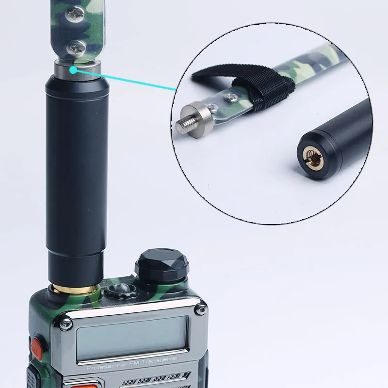 

camouflage 79CM Foldable CS Tactical SMA Female Antenna for Wouxun Baofeng Ham Radio Two Way Radio Walkie Talkie