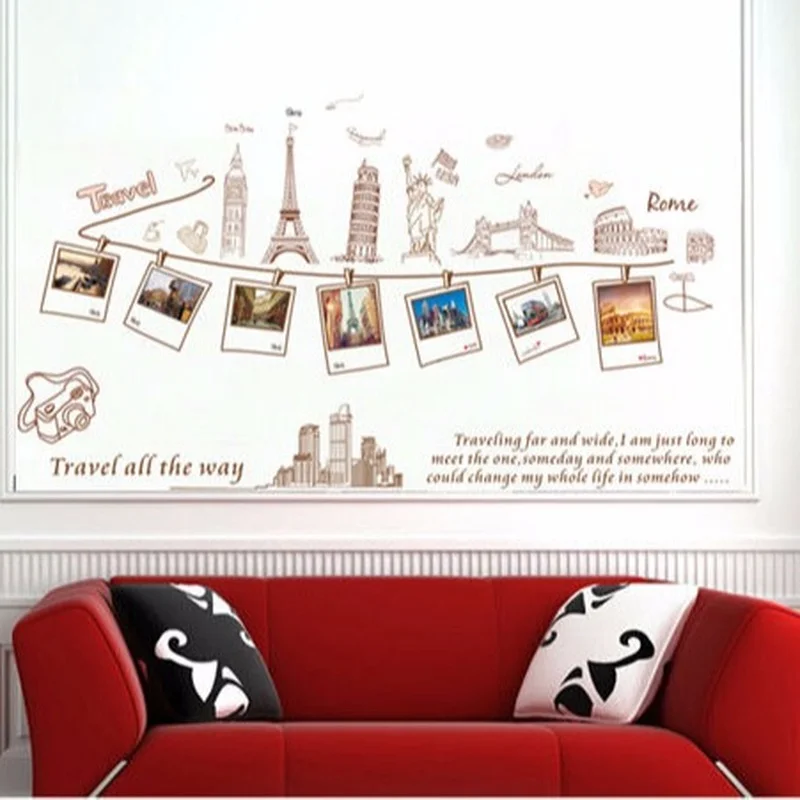 

Eiffel Tower Wall Stickers /3D Sticky For Room Decor