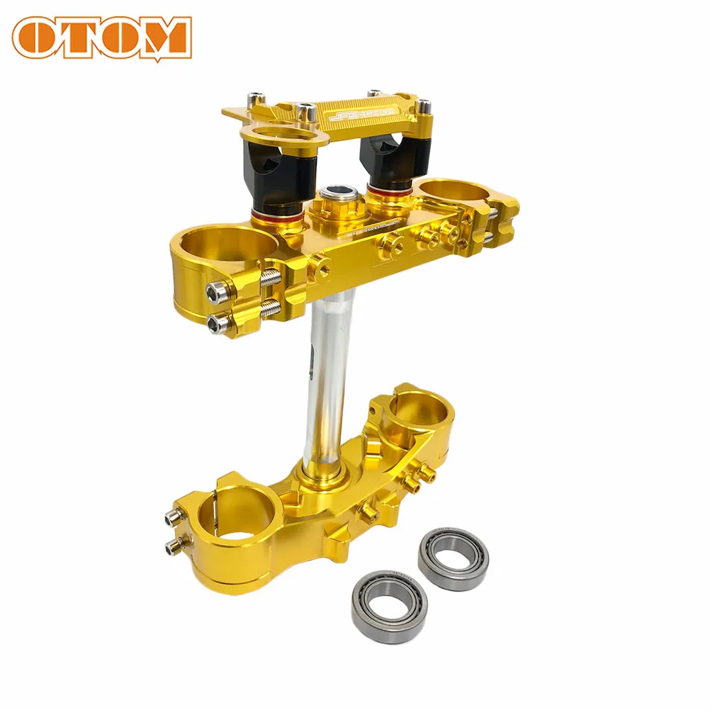 OTOM Motorcycle Triple Tree Clamps Steering Stem And Handlebar Bar Riser Mount With Bearings For SUZUKI DRZ400 DRZ400S 2000-2019 |