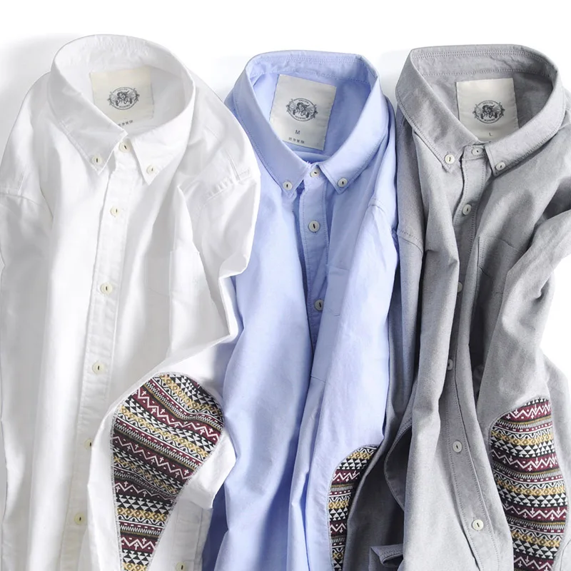 

ST-0002 Read Description ! Asian Size Genuine Quality Vintage Looking Mans Cotton Shirt