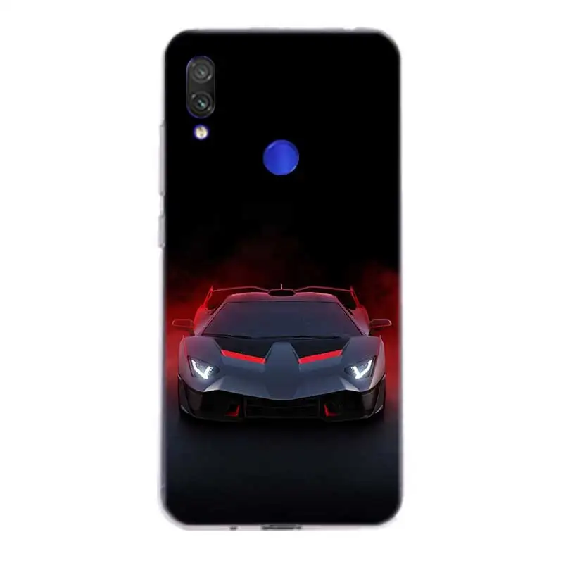NO.4 Красивая Супер спортивный автомобиль чехол для спортивной камеры Xiao mi Red mi Note 7 6 Pro 5 4 4X K20 7A Y3 S2 5A 6A Xio mi A3 CC9 CC9E F1 9T 9 SE 8 A2 - Цвет: NO.4