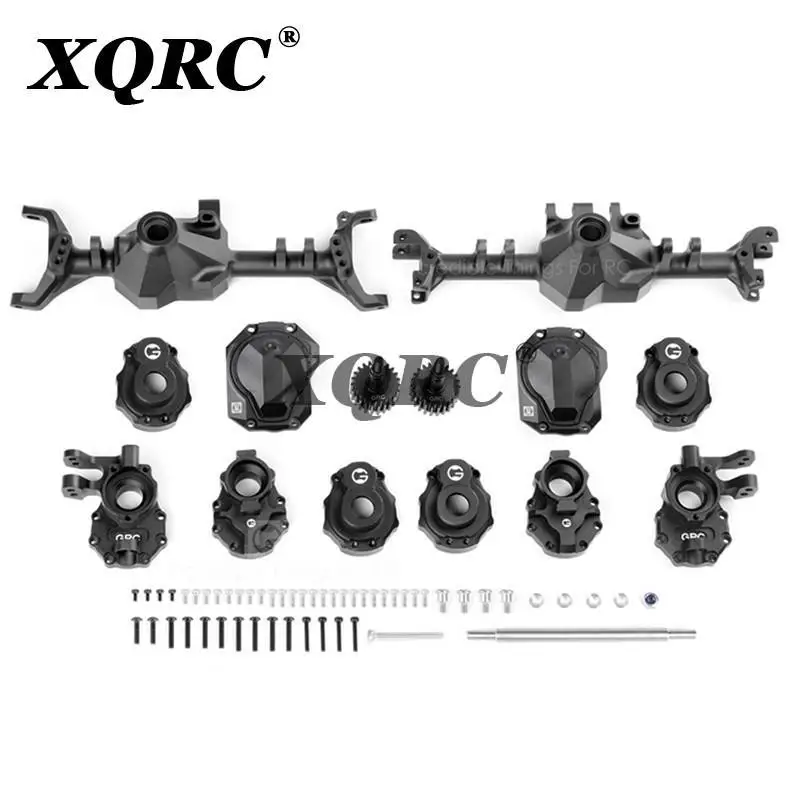 

G2 aluminum CNC Ackermann front and rear axle metal axle for 1 / 10 traxxas trx-4 defender trx4 Bronco