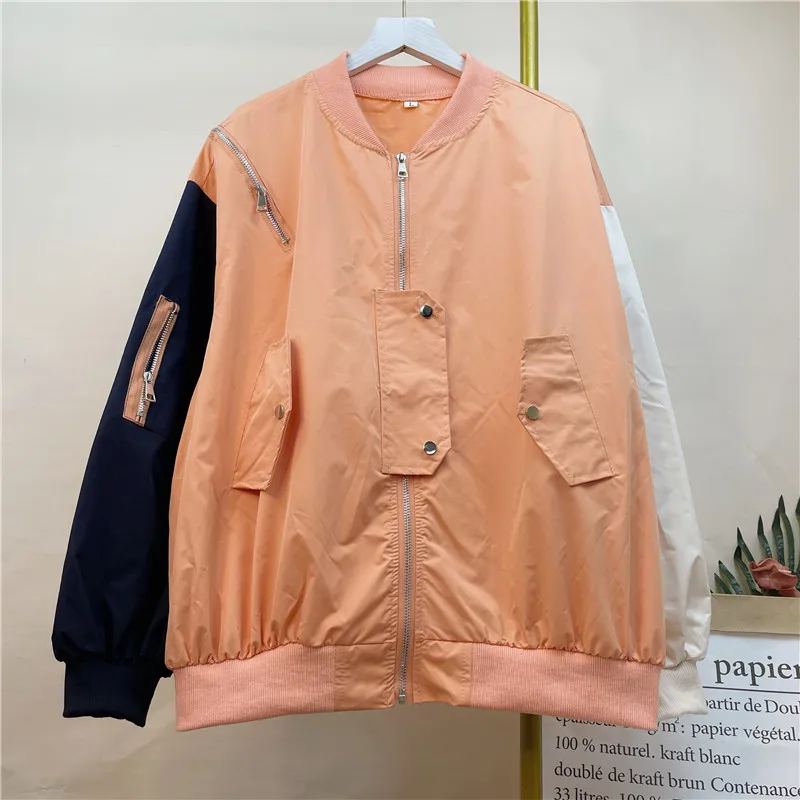 

Women's Spring Jacket Vintage Clothes Baseball Jacket Harajuku Casual Bomber Jacket College Women's Clothing 2021 Korean Fashion