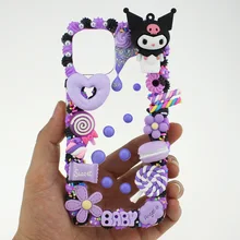 New Handmade Kawaii Phone Case For Iphone 12 Pro Max 11 12 Mini X XS XSMAX XR SE 7 8 Plus Apple Cover Cute Luxury Designer Women