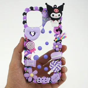 New Handmade Kawaii Phone Case For Iphone 12 Pro Max 11 12 Mini X XS
XSMAX XR SE 7 8 Plus Apple Cover Cute Luxury Designer Women