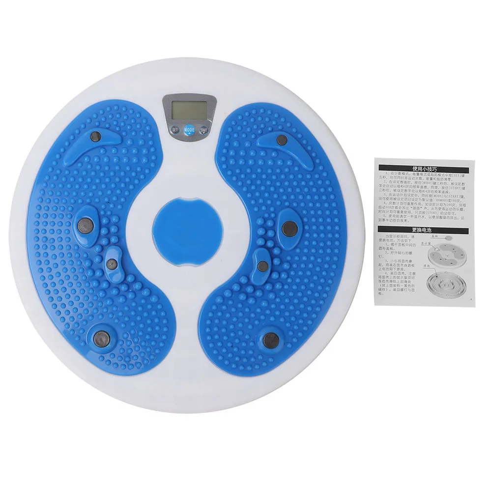 

Electronic Calorie Count Fitness Equipment Magnet Massage Waist Twister Plate