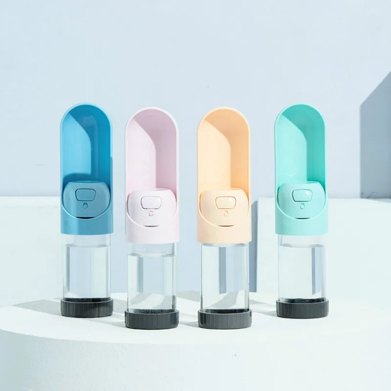 

Lightweight Pet Cat Dog Water Bottle Feeder with Filter Leak Proof Lock Drinking Bowl Dispenser Food Grade Material Pet Supplies