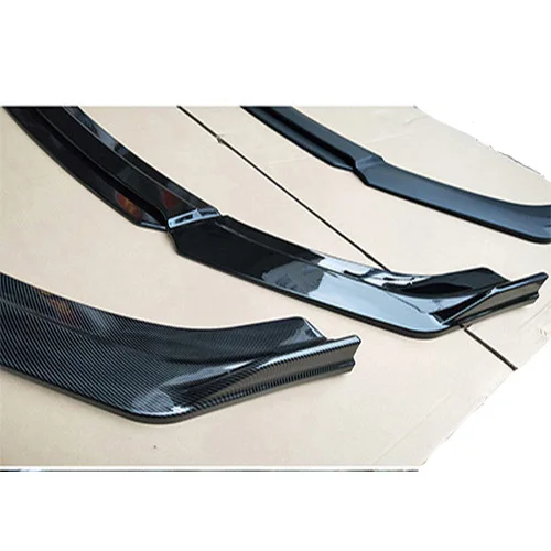 1 комплект передний бампер спойлер Защитная панель для губ углеродная