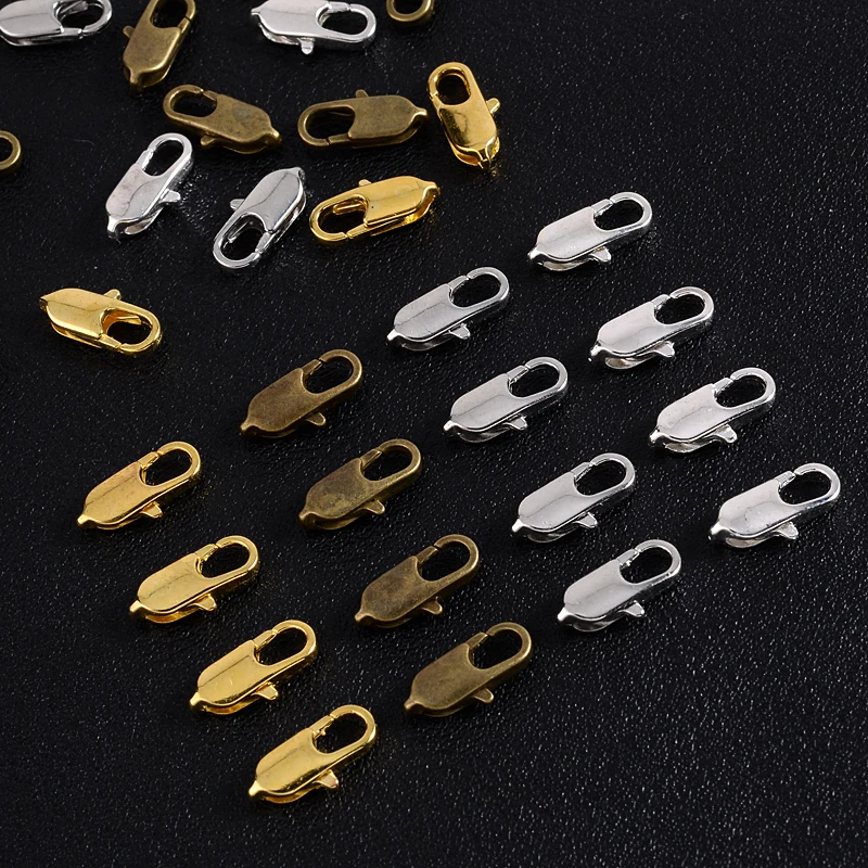 Шарм 4x12 мм поворотная застежка с открытым переходным кольцом 60 шт./лот ожерелье