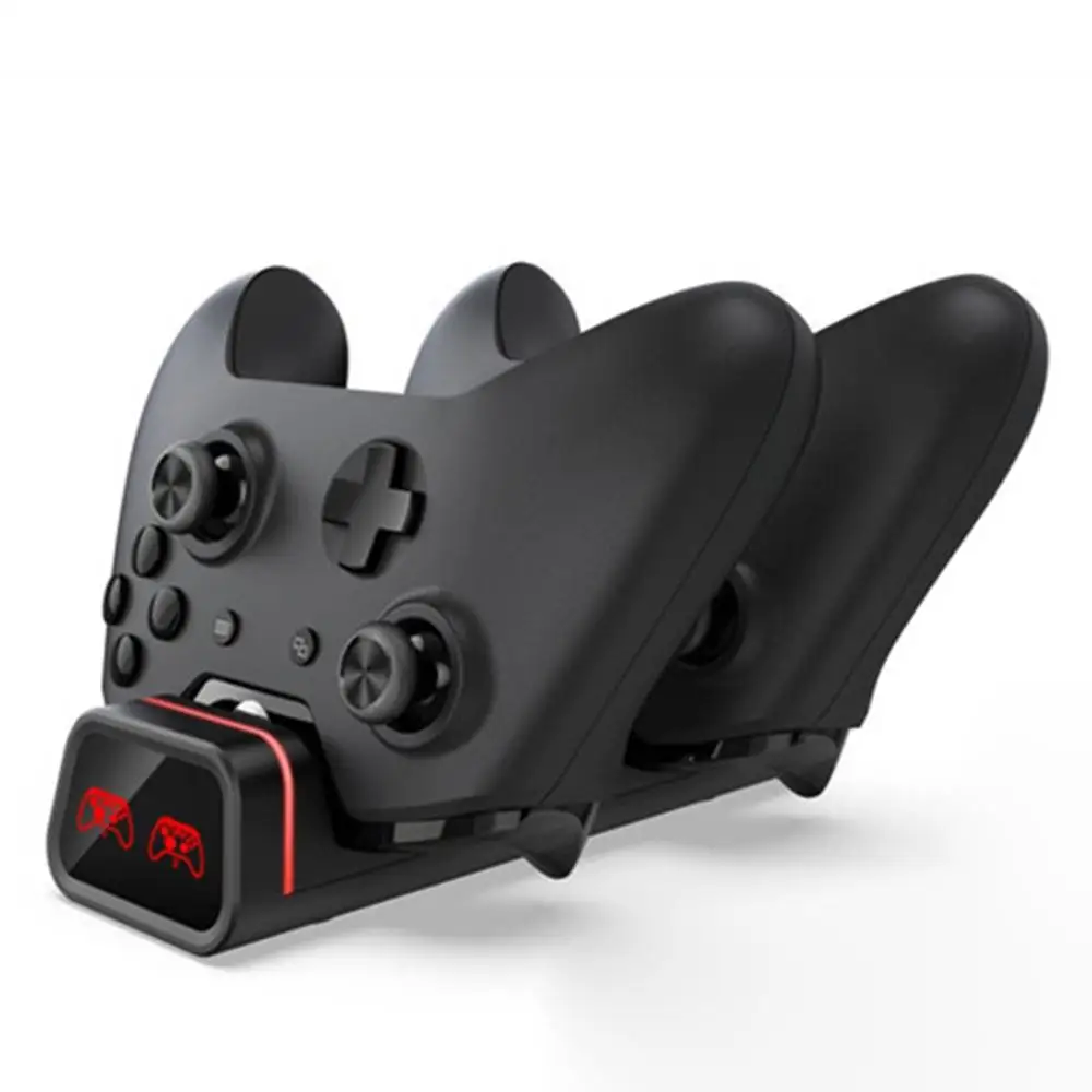 Двойной контроллер зарядная док станция для Xbox One / S X экран дисплея с 2