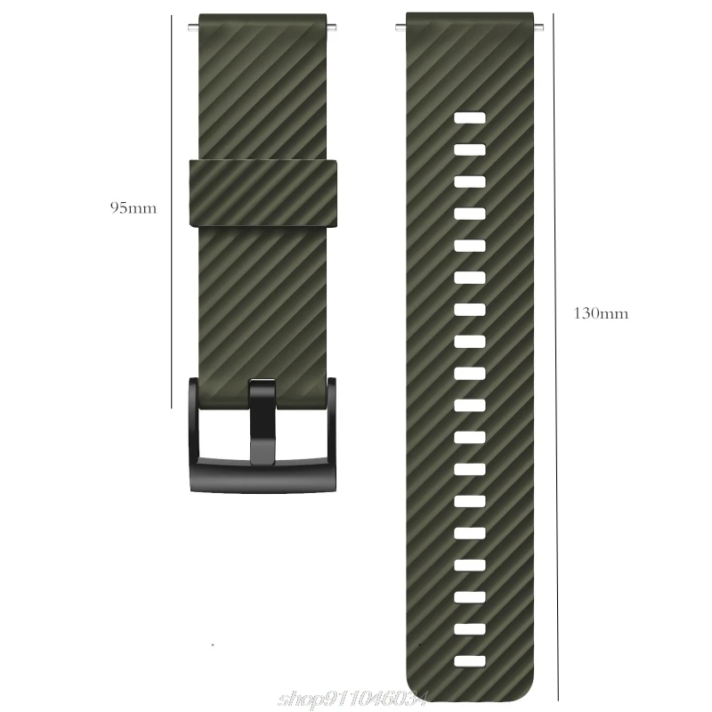 

24mm Silicone Rubber Watch Strap 7/ 9 / Baro Watch Band Watchband Watch Band HR Bracelet D5 Watch D18 20 Dropshipping