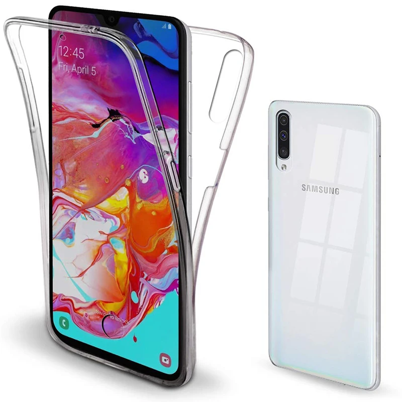 Всего тела 360 чехол для телефона для samsung Galaxy S10 плюс S9 S8 S7 A5 A6 A8 J4 J6 A10 A30 A40 A50 A70 M10 M20 чехол из силикона и термополиуретана