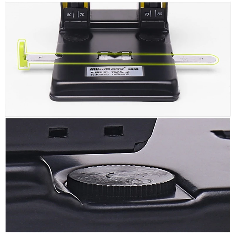 

Heavy Duty Double Hole Puncher Paper Scrapbooking Document Punching Machine M18