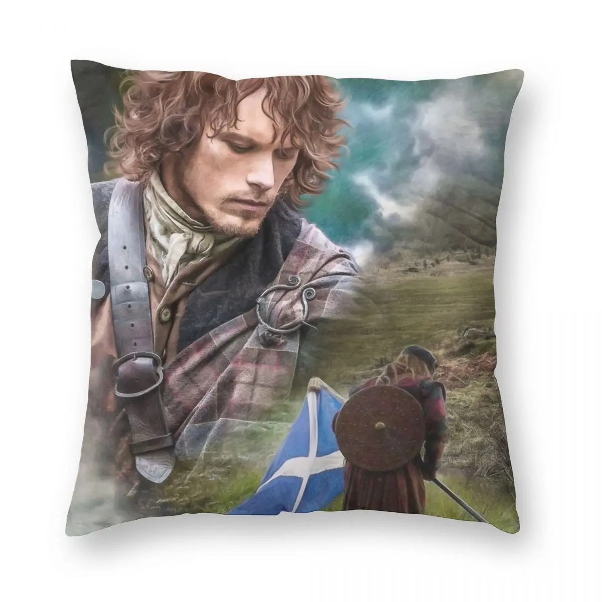 

The Heroes Will Return Square Pillowcase Polyester Linen Velvet Printed Zip Decor Throw Pillow Case Sofa Cushion Cover