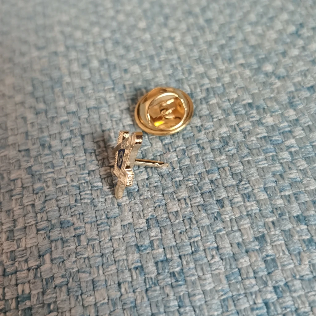 Оптовая продажа 10 шт. 12 мм масонская заколка для лацкана галстук логотип фремана