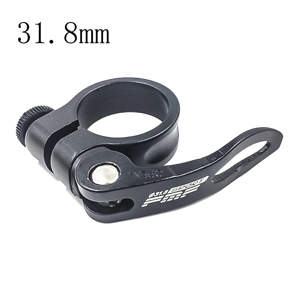 31.8 black MTB велосипеда 31,8/34,9 мм зажим из алюминиевого сплава сиденье для горных велосипедов полюс зажим для трубы - Цвет: 31.8 black