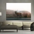 Большой рисунок оленя на холсте постеры с животными и принты гигантский олень Landscapen картины для украшения дома стены искусства декора Куадрос