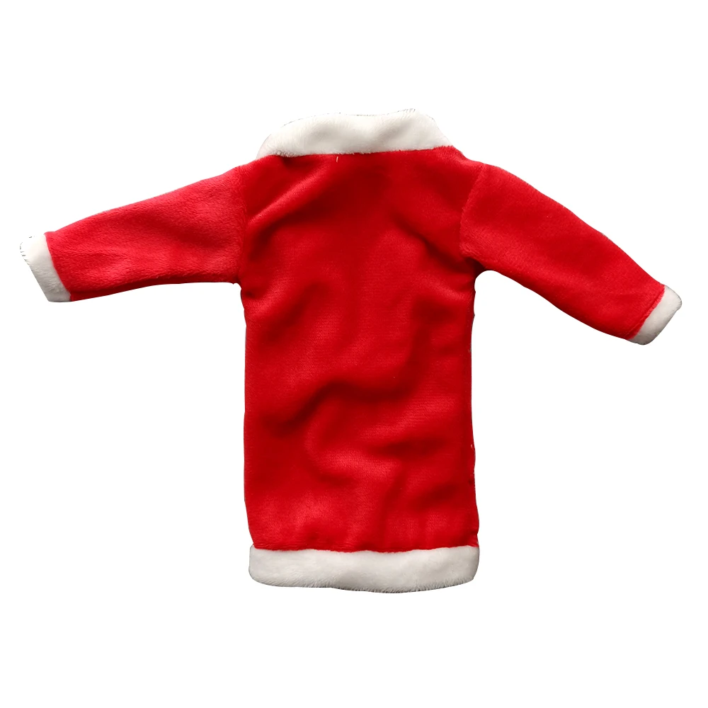Conjunto de ropa de Santa Couture para mu&ntilde;ecas elfo, conjunto de Bata roja, accesorios de juguetes tradicionales navide&ntilde;os-2