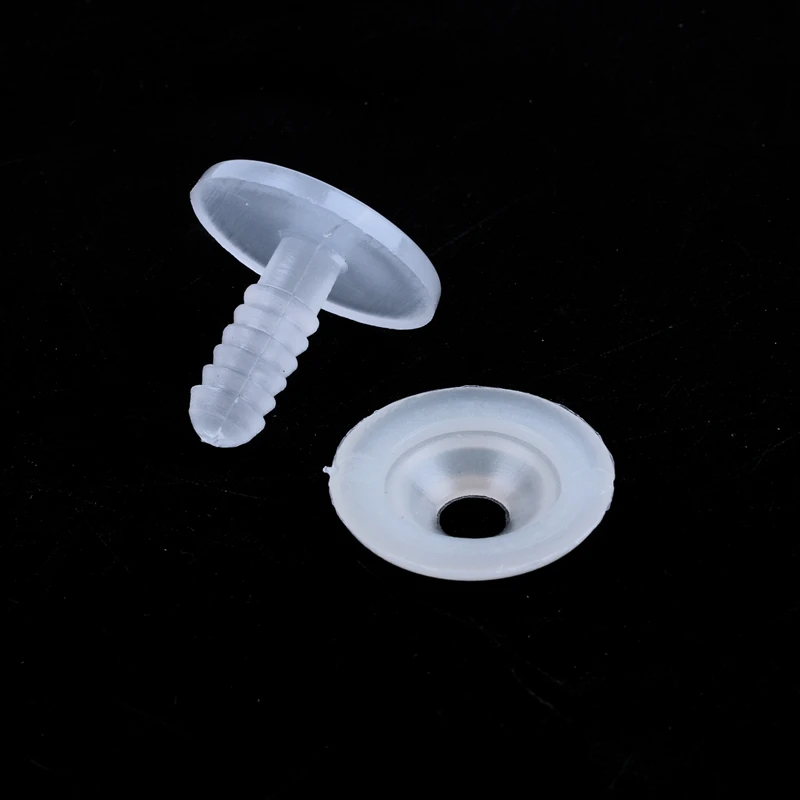 

50Sets White Toy Doll Making Craft Joints 20mmx20mm 20mmx5mm