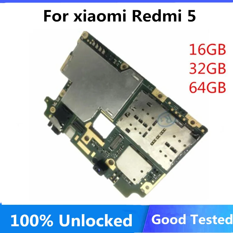 Материнская плата для Xiaomi Hongmi Redmi 5 16 ГБ 32 64 Гб оригинальная разблокированная