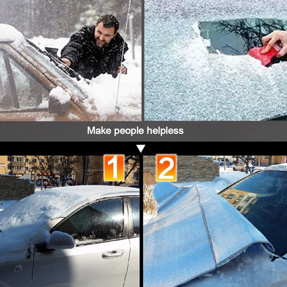 

Winter Car Windshield Anti-snow Frost Protector Car Window Windscreen Cover Sun Visor Shield Dustproof Sun Shield