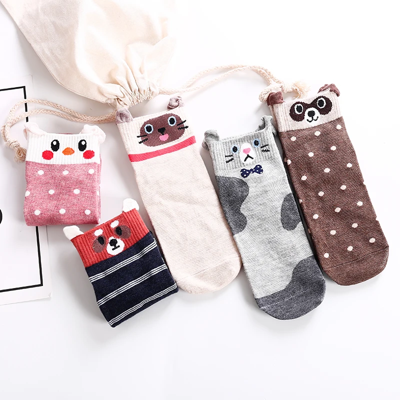 1 пара женские хлопковые носки с вышивкой|Чулки| |