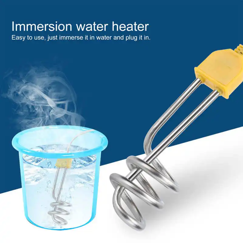 

1500W Immersion Water Heater Portable Floating Electric Boiler Hot Water Heating Element for Bathtub Swimming Pool Travel Use