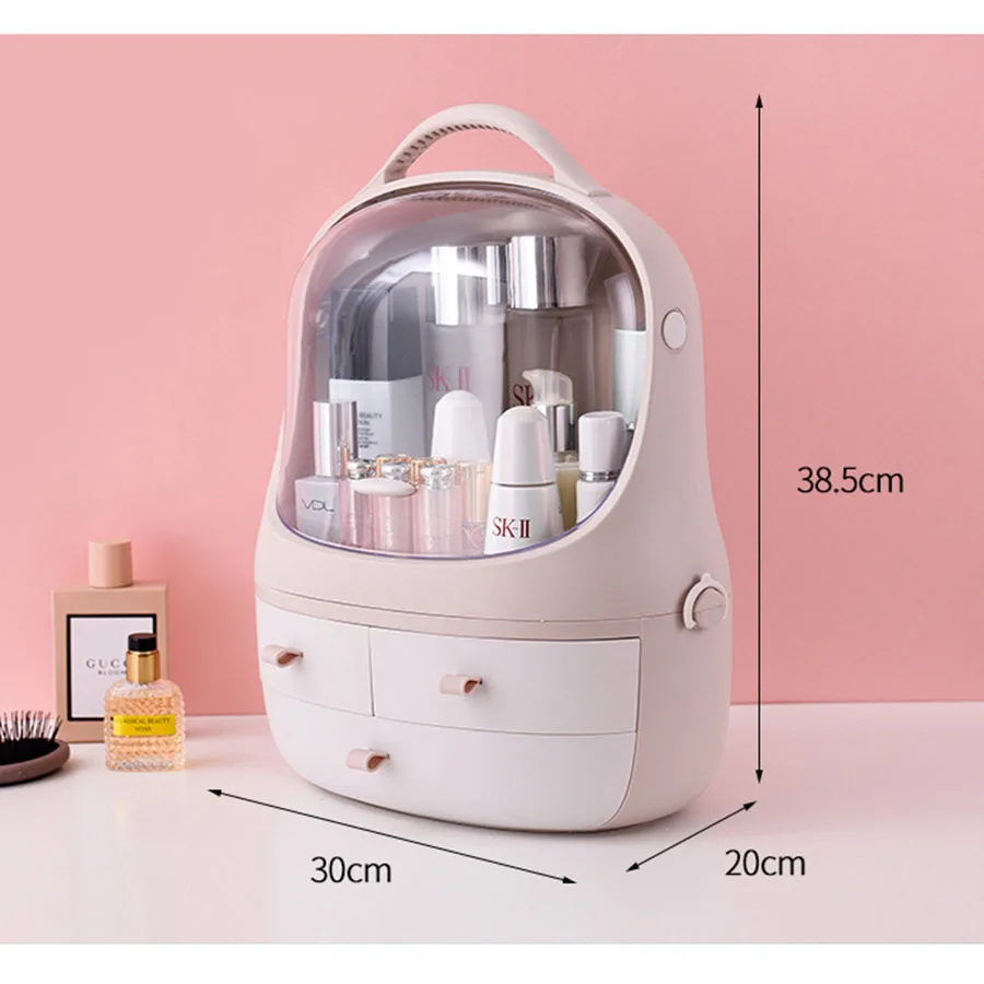 Large Novel Makeup Drawer Organizer Women Boxes Cosmetics Storage Box Female Jewelry Case Desktop Dresser Tidy | Дом и сад