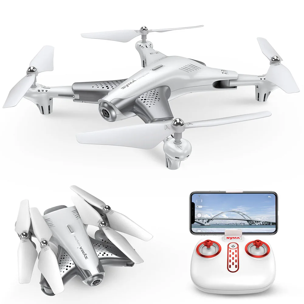 Syma Z3 Радиоуправляемый вертолет Умный складной Дрон с 720p FPV Wi Fi HD камерой в режиме