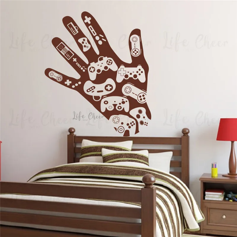 Игры ручное виниловое панно видео игра украшение игровой комнаты игры