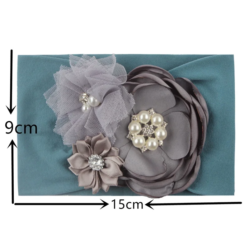 

New Toddler Baby Girls Hairbands Lace Flower Print Headwear Headband Cute Apparel Photography Prop Party Gift