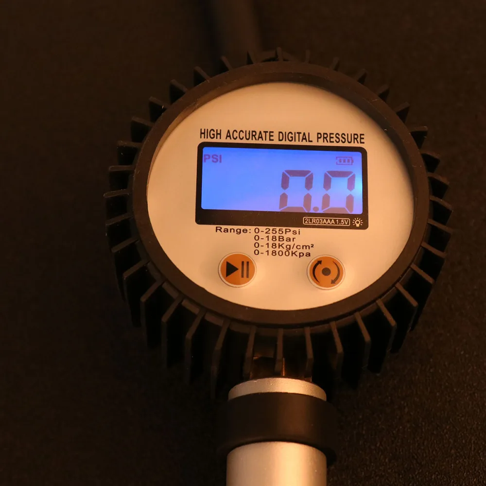 

Multi-functional Tire Digital Display Pressure Meter Air Inflator Decompression Tool for Truck Motorcycle Car with US Plug (DP-2