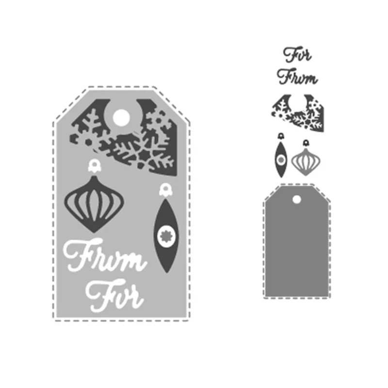 Naifumodo Снежинка ажурный медальон металла резки штампы Рождество для DIY