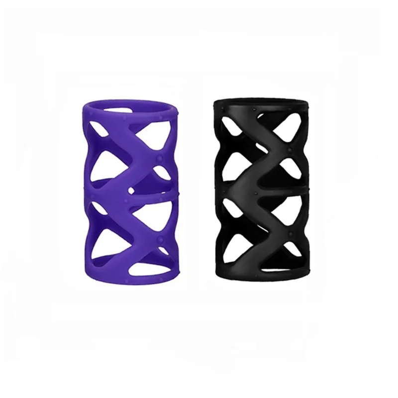 Полый Мужской пенис рукав мягкий силиконовый увеличивающий ремешок связывание