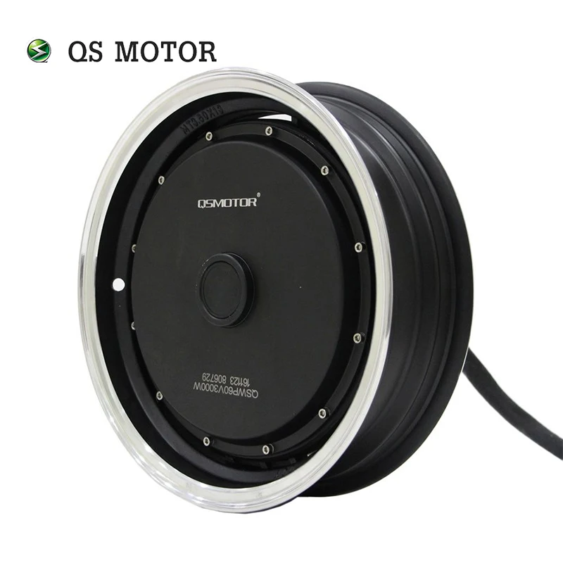 

QS Motor 12x3.5inch 3000W 260 V4 BLDC Electric Scooter Motor Single Shaft In-wheel Hub Motor for Electric Scooter /Tricycle