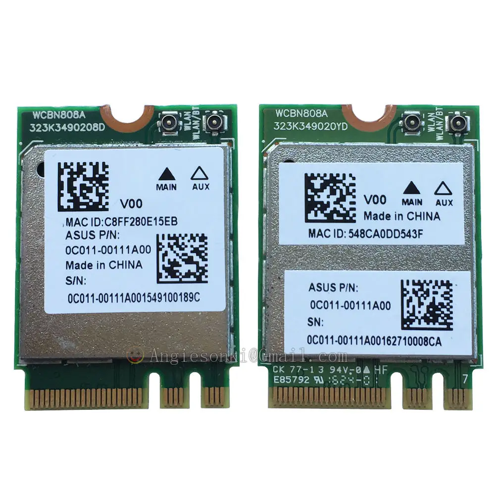 WLAN Card беспроводная сетевая карта QCNFA364A 802.11a/b/g/n/ac ABGN AC сетевой модуль карты + Bluetooth